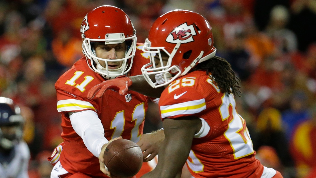 Alex Smith et Jamaal Charles