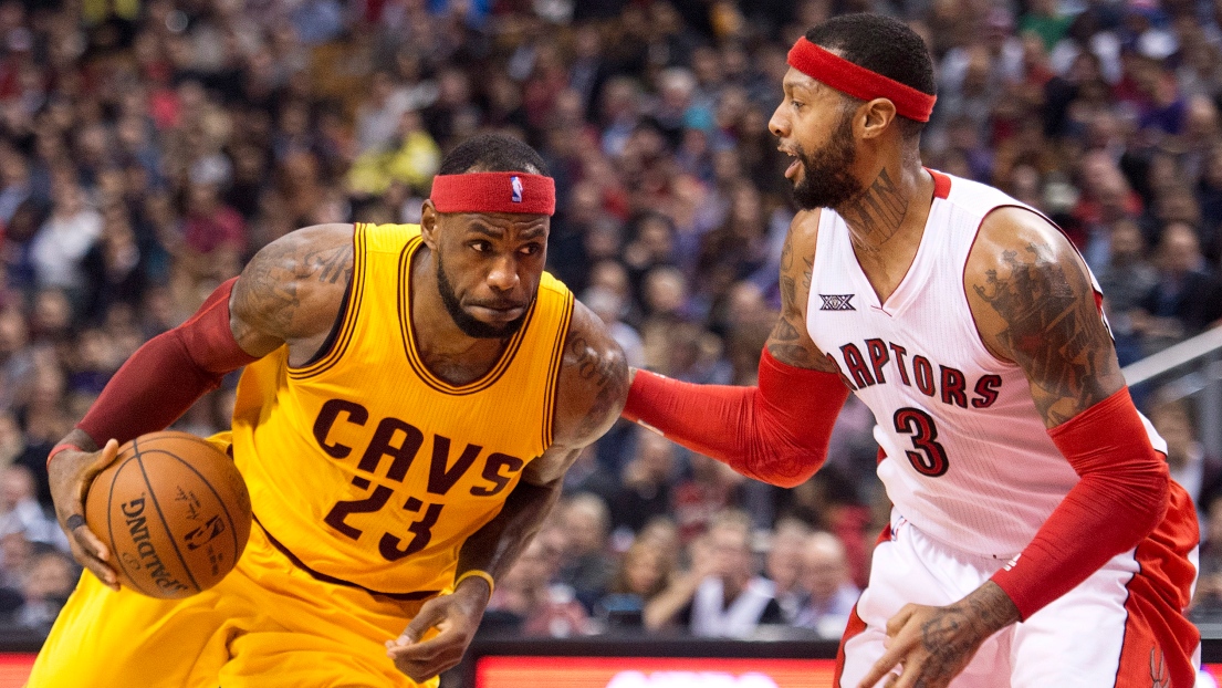 LeBron James et James Johnson