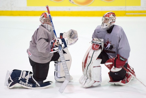 Eric Comrie et Zachary Fucale