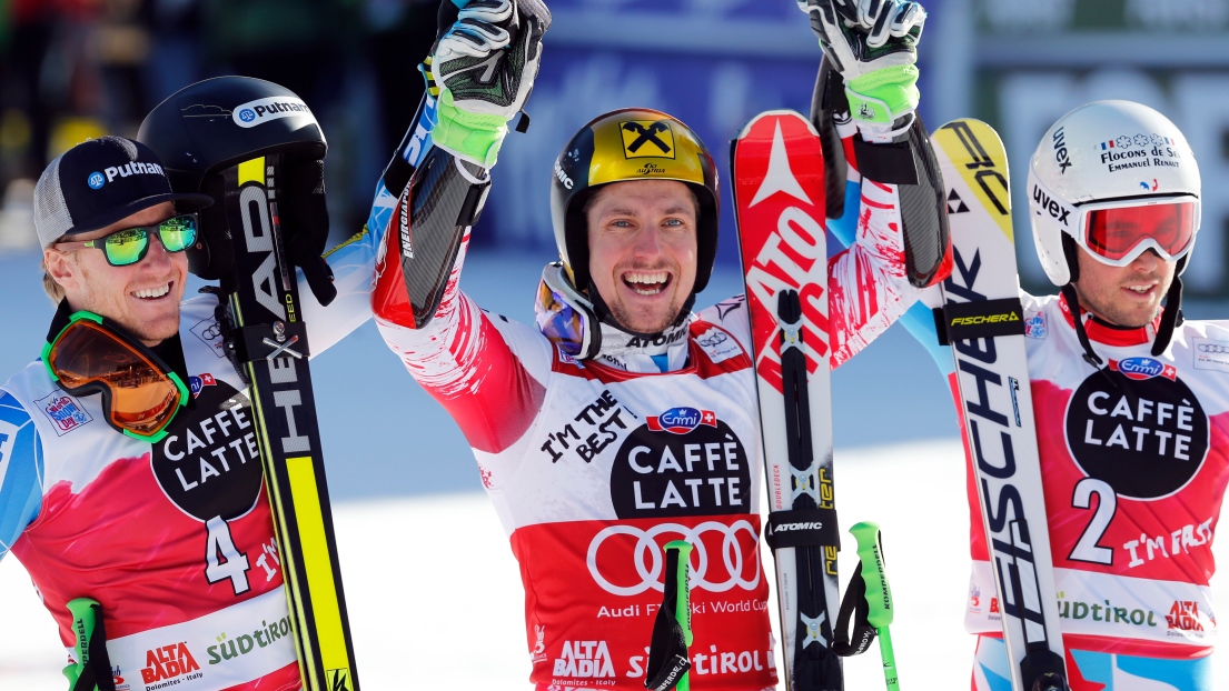 Ted Ligety, Marcel Hirscher, Thomas Fanara