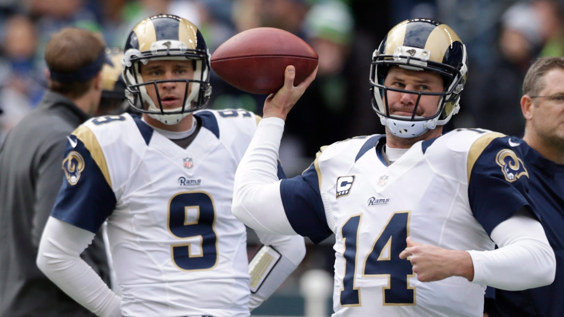 Austin Davis et Shaun Hill 