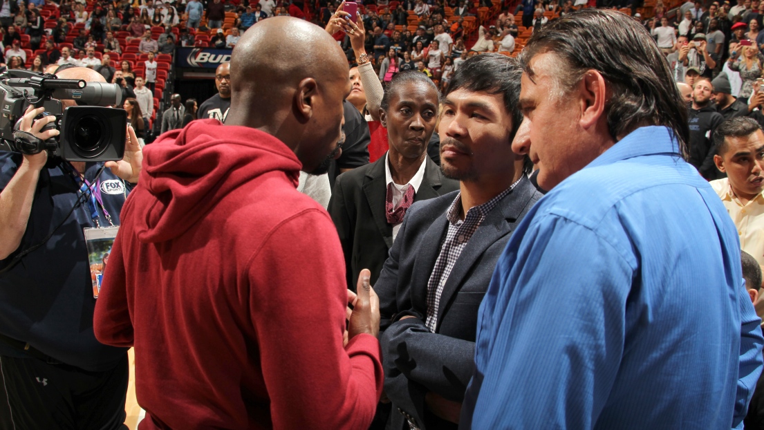 Floyd Mayweather fils et Manny Pacquiao