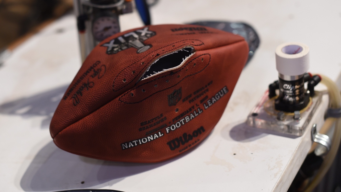 Un ballon qui sera utilisé lors du prochain Super Bowl