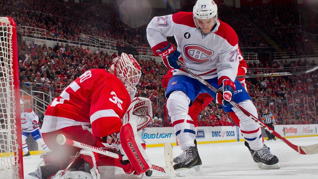 Alex Galchenyuk et Jimmy Howard