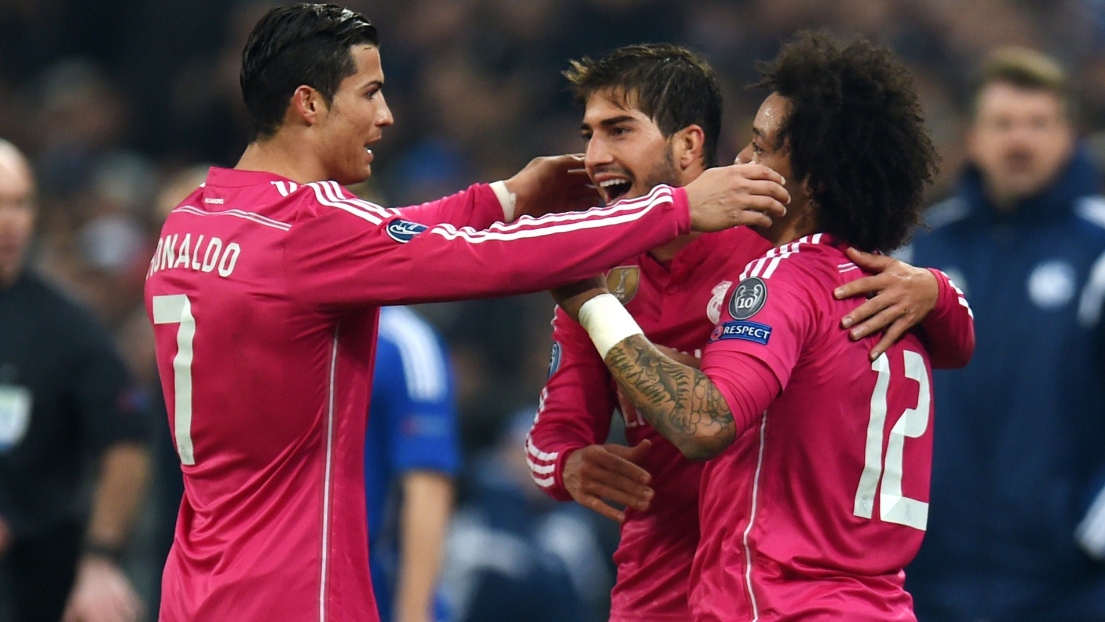 Cristiano Ronaldo, Lucas Silva et Marcelo