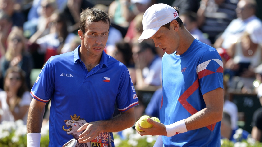 Radek Stepanek et Tomas Berdych