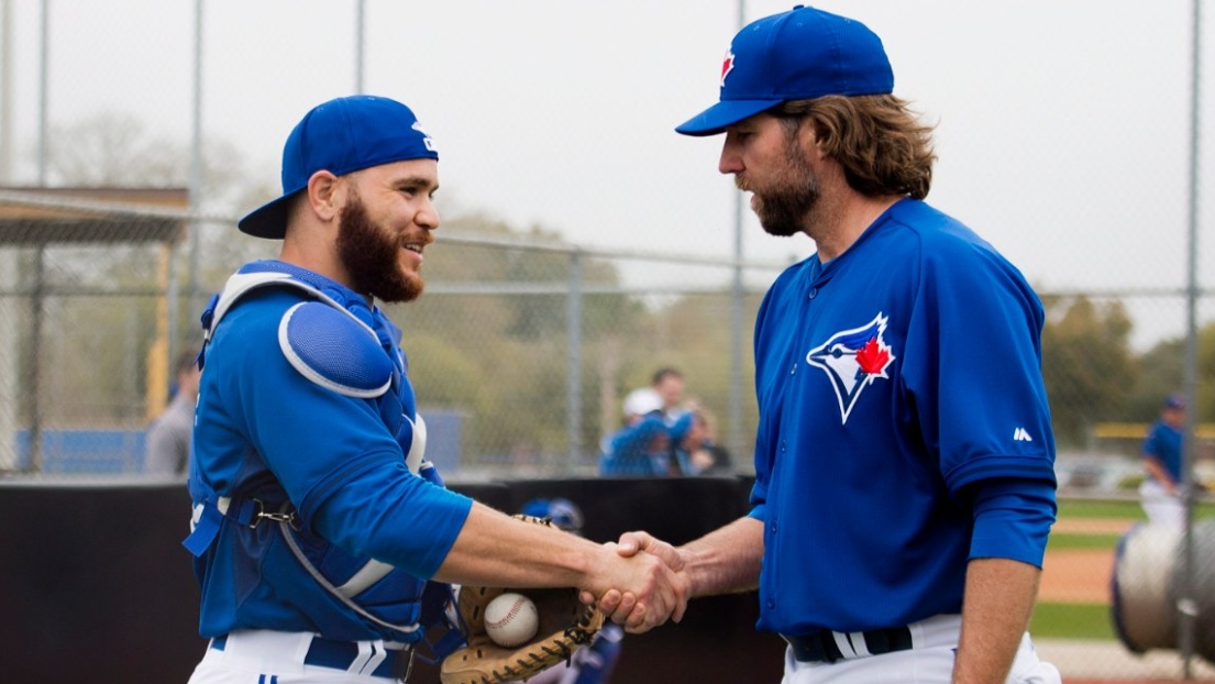 Russell Martin et R.A Dickey
