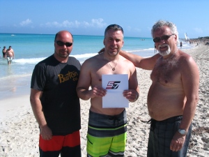 Daniel Coté, Dominic Pilotte et Maurice Pilotte Cuba