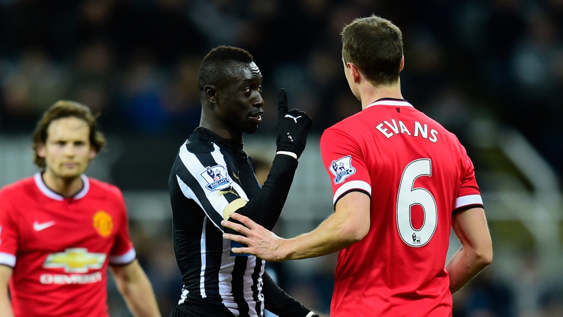 Papiss Cissé et Jonny Evans