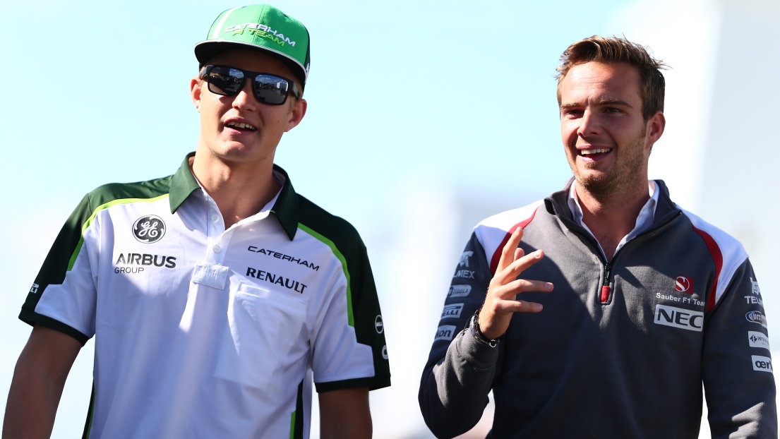 Marcus Ericsson et Giedo van der Garde