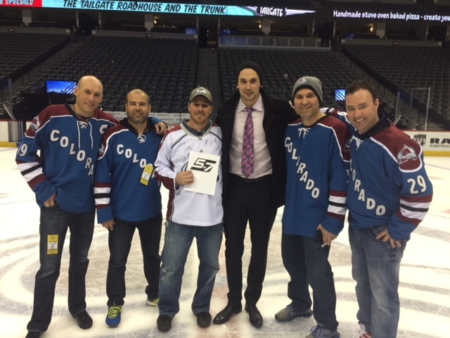 Martin Gamelin, Mike Watson, Claude McSween, Pascal Jérôme et Patrice Lessard, Denver Colorado