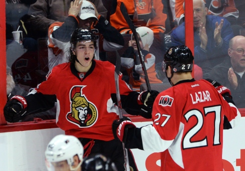 Jean-Gabriel Pageau et Curtis Lazar