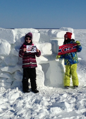 Elliot et Alexanne Guy Lac St-Jean