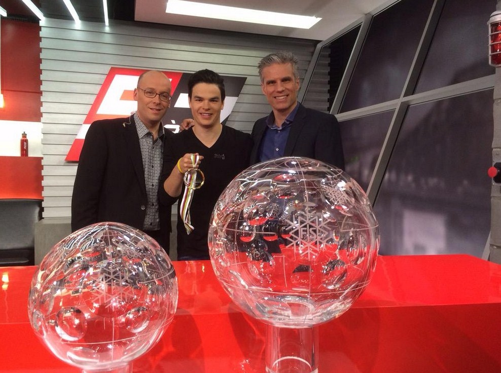 Toujours un honneur de recevoir dans nos studios Mikaël Kingsbury, athlète extraordinaire!
Il était avec nous le 17 mars 2015. 17-03-2015 Mikaël Kingsbury au 5 à 7