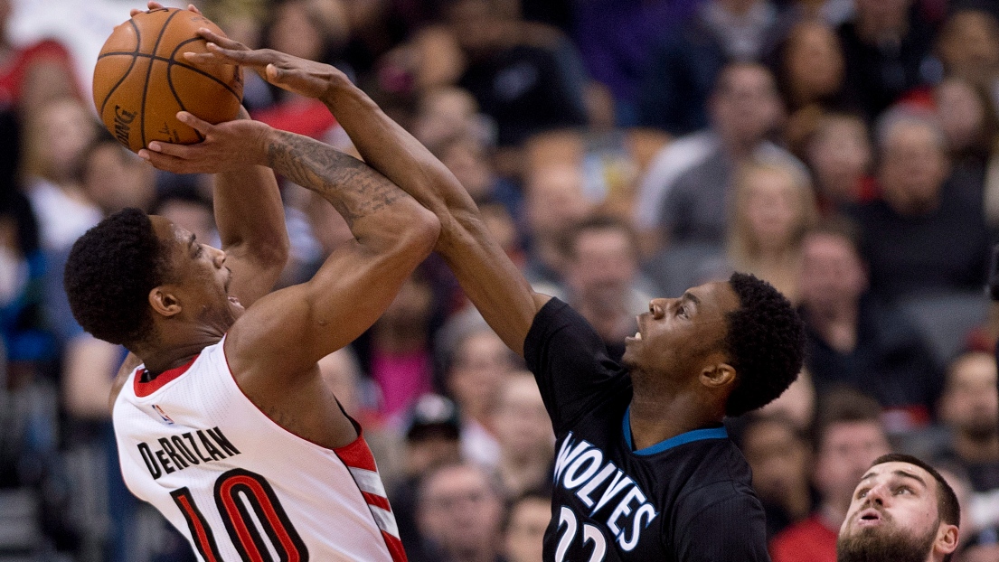 DeMar DeRozan et Andrew Wiggins