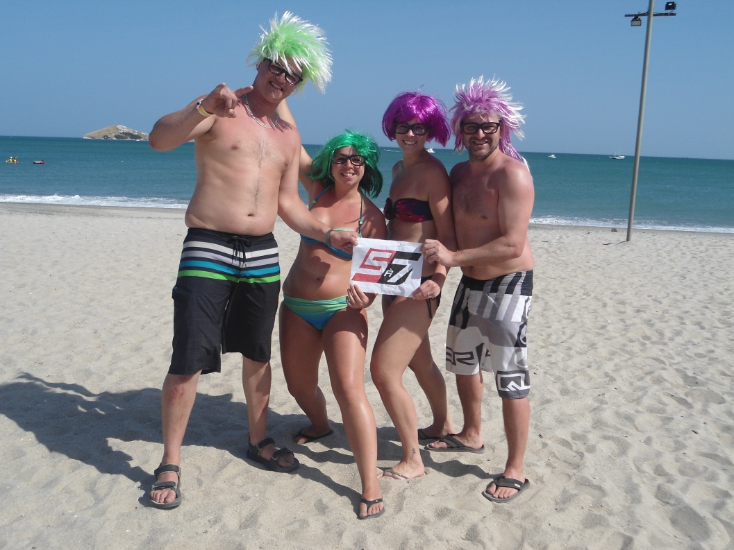 Stéphanie, Jim, Tania et Alexandre. panama