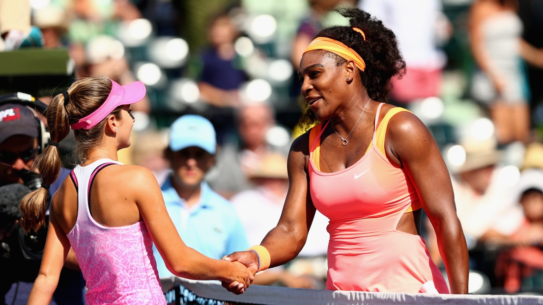 Catherine Bellis et Serena Williams