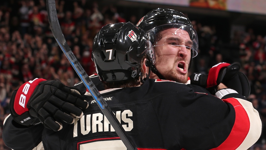 Mark Stone et Kyle Turris