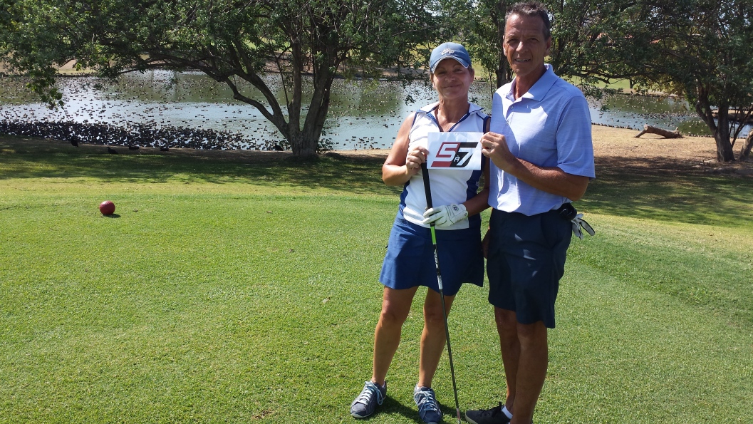 André Pronovost junior fils et Denise Picard Golf du Panama