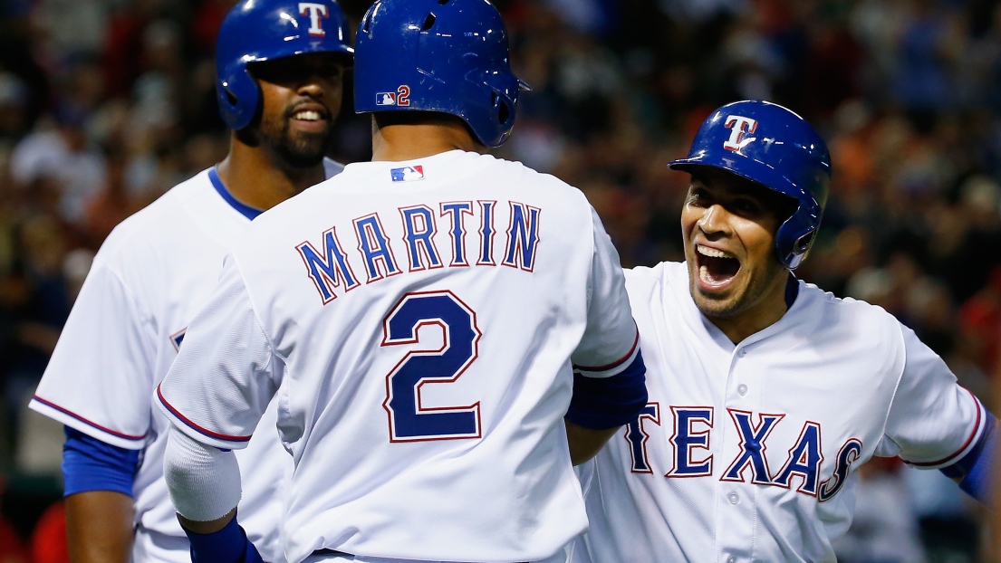 Robinson Chirinos, Carlos Peguero et Leonys Martin