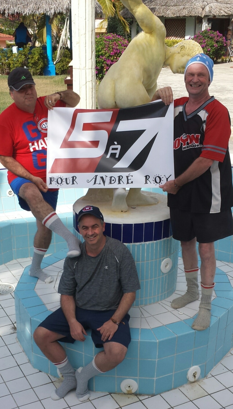 Louis Beaudoin, Yves Picard et Pierre Savoie Cuba