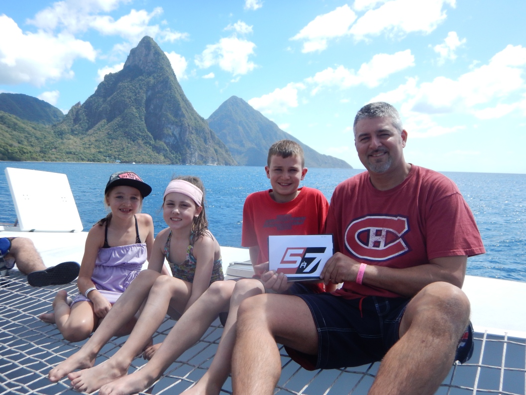 Tali-Ann, Matis Galipeau, Latycia et Hughes Charbonneau