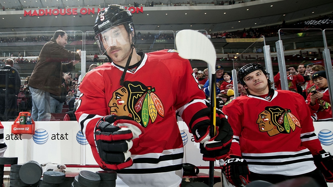 Steve Montador et Daniel Carcillo