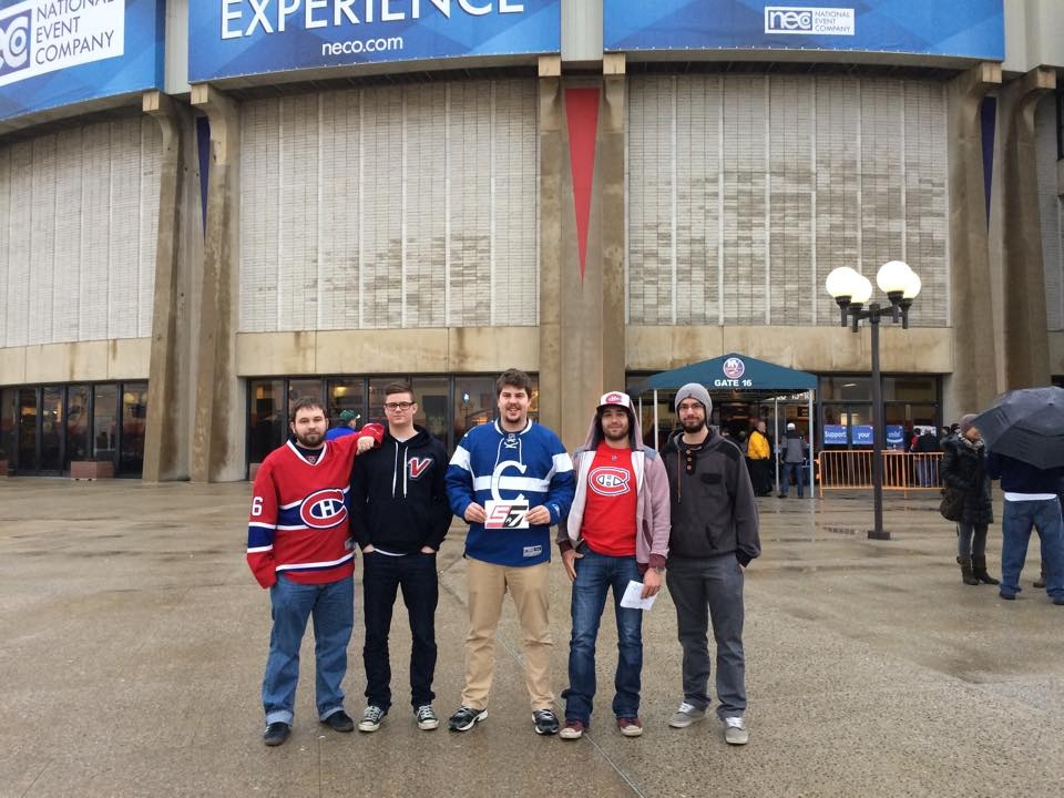 Jérome Desharnais, Steven Fortier, Yanick Pinard, Simon Massouh et Alexandre Leclerc