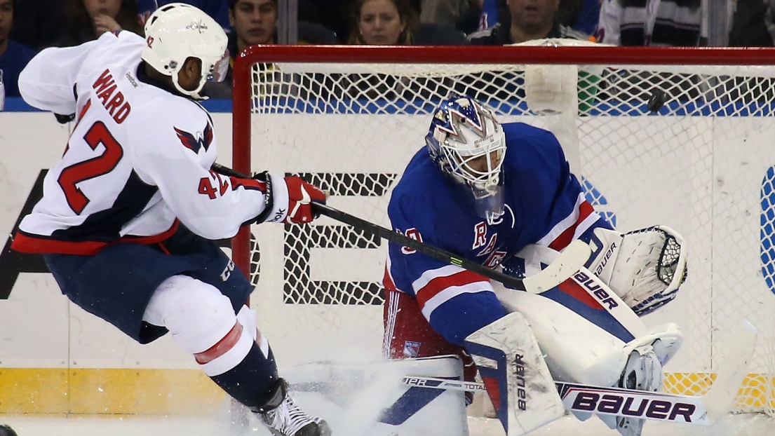 Henrik Lundqvist et Joel Ward