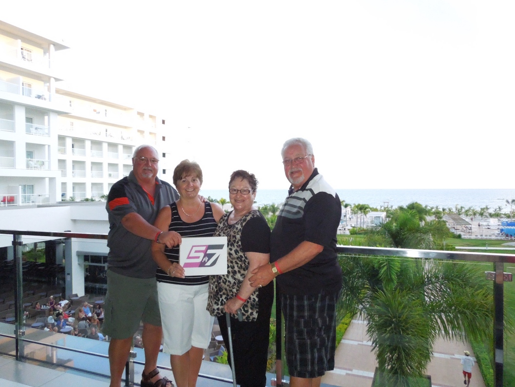 Maurice et Noella Laflamme, Reg et Diane Panama