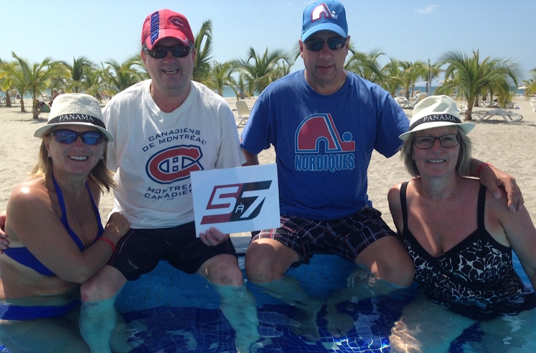 Carole Pelletier, Roch Rousseau, Guy Lortie et Sylvie Légaré