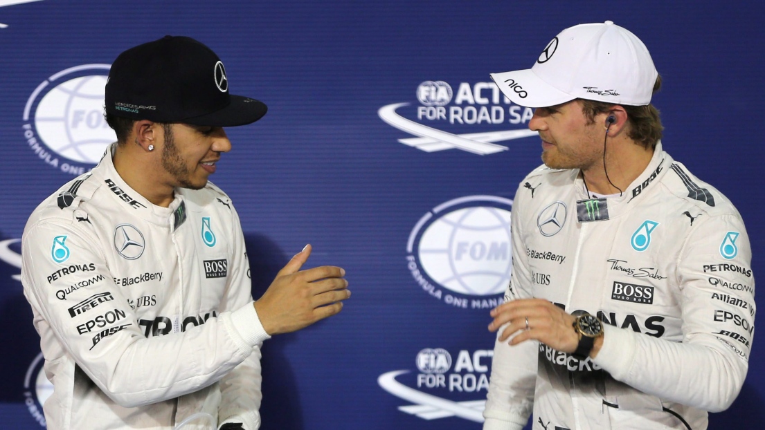 Lewis Hamilton et Nico Rosberg