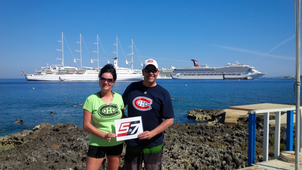 Pierre Bouchard et Annick Dufour Iles Caïmans