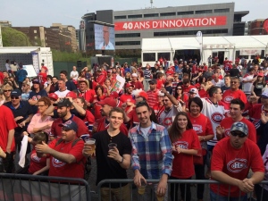 Quelle magnifique foule au Fan Jam des Canadiens! 10-05-2015 Fan Jam Canadiens RDS