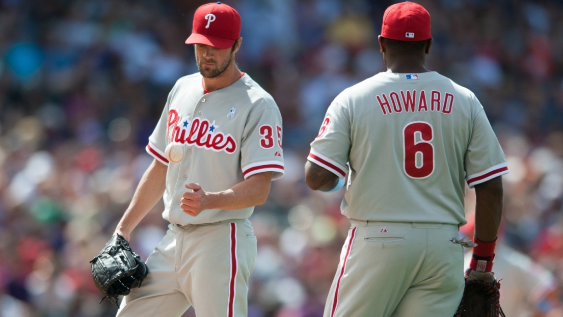 Cole Hamels et Ryan Howard