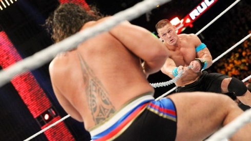 Rusev et John Cena