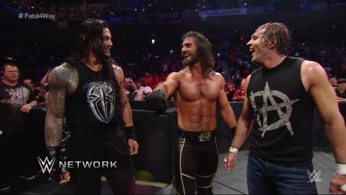Roman Reigns, Seth Rollins et Dean Ambrose