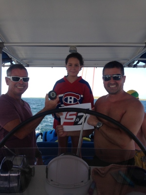 Katrine LeBreton et son papa Serge LeBreton. Autour du monde RDS