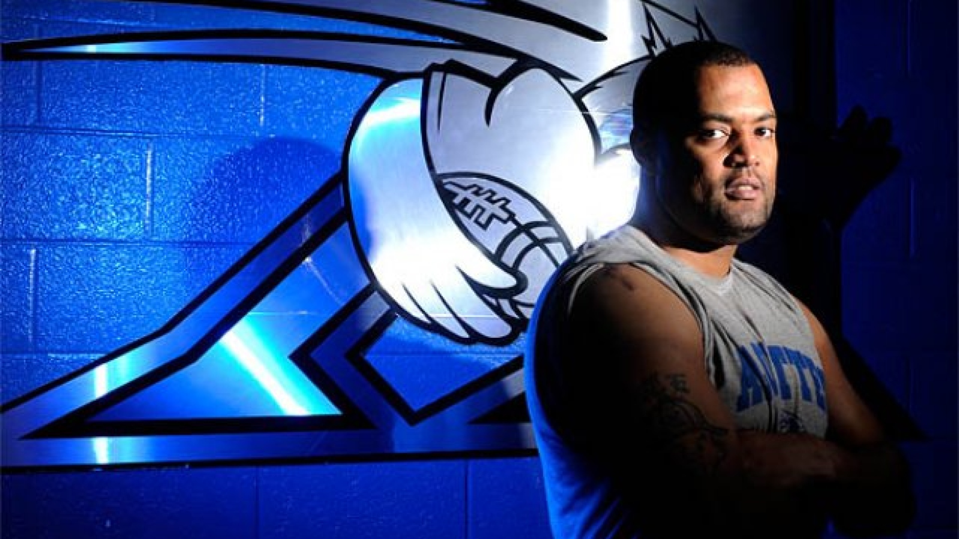 Anwar Stewart avec les Alouettes de Montréal.