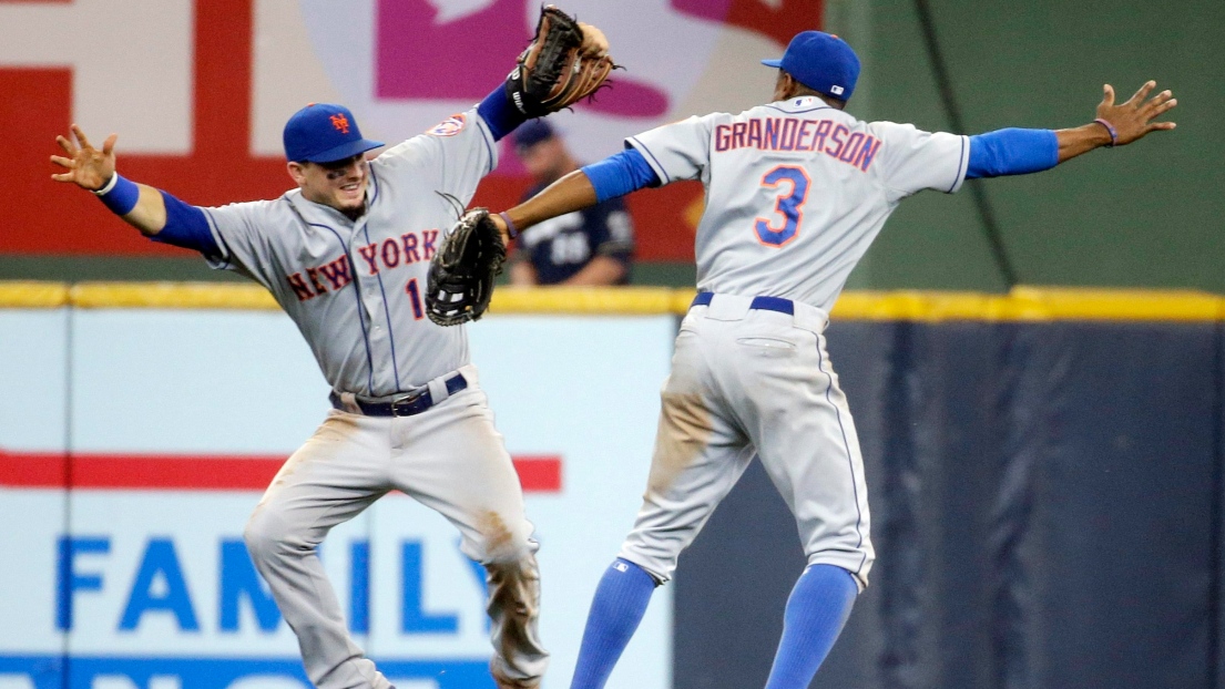 Darrell Ceciliani et Curtis Granderson