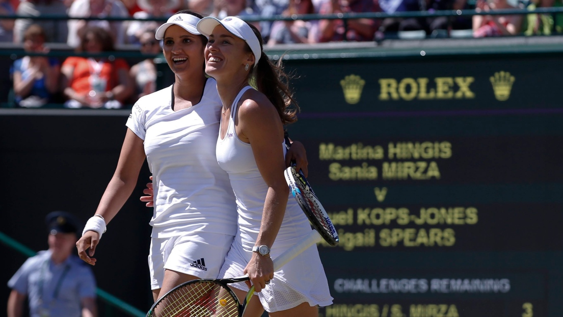 Sania Mirza et Martina Hingis