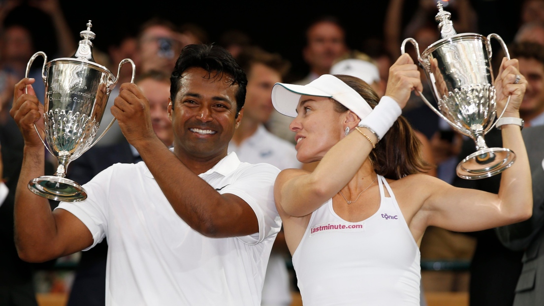 Leander Paes et Martina Hingis