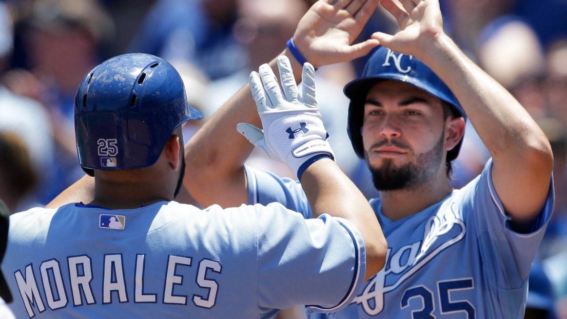 Kendrys Morales et Eric Hosmer