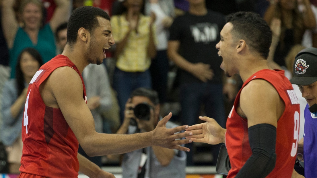 Jamal Murray et Andrew Nicholson