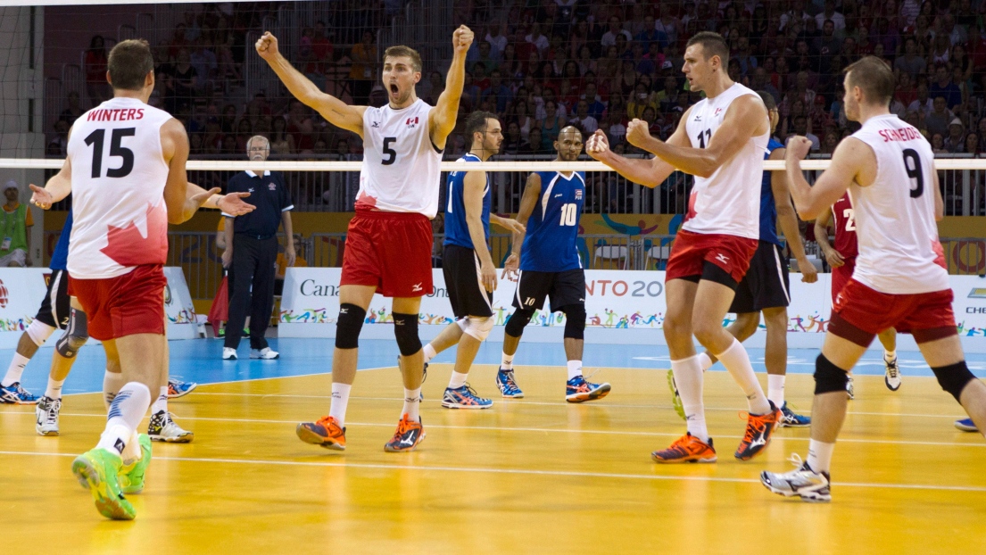 L'équipe canadienne de volleyball