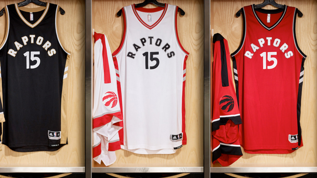 Les nouveaux uniformes des Raptors de Toronto 