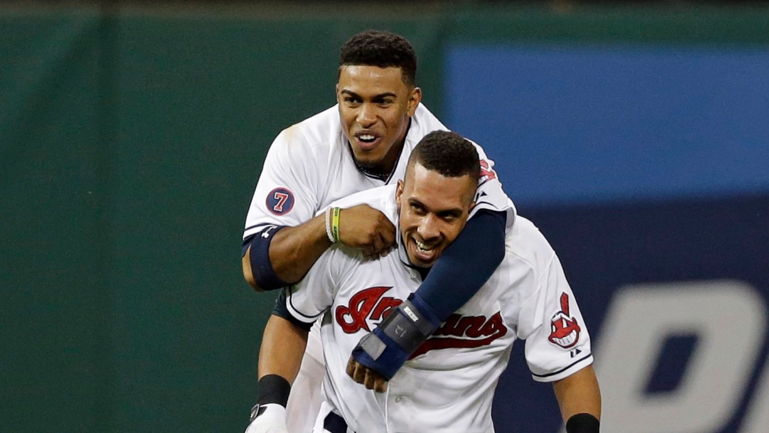 Francisco Lindor et Michael Brantley