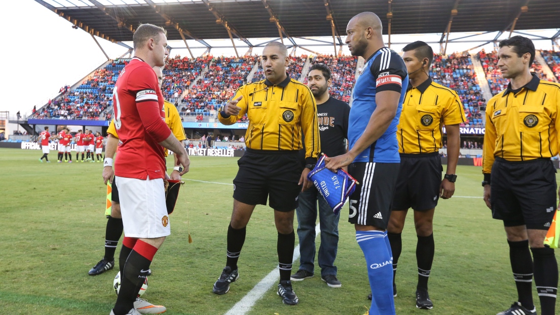 Manchester United contre les Earthquakes en juillet 2015