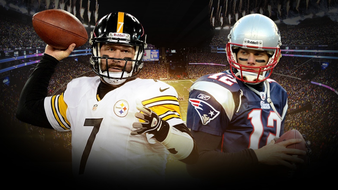 Ben Roethlisberger et Tom Brady