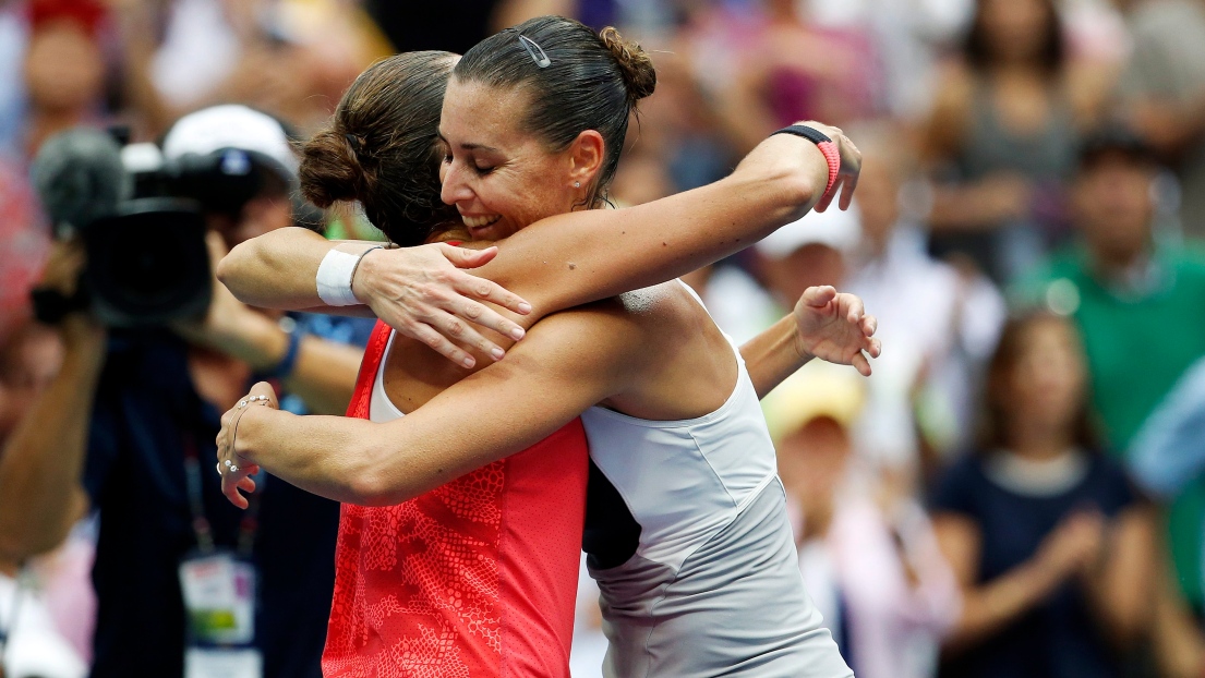 Roberta Vinci et Flavia Pennetta